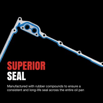 90-01 Acura Integra/99-00 Honda Civic Engine Oil Pan Gasket Set - PermaDry Molded Rubber