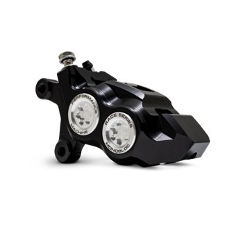 08-23 FL,18-24 M8 Softail,06-17 VRod 137x4B Rce Series Monobloc Caliper Left CLR