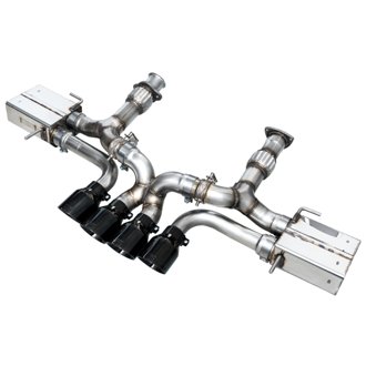 AWE SwitchPath Exhaust for C8 Corvette Z06 - Diamond Black Tips