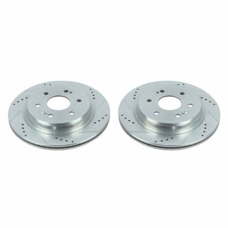 Evolution Performance Drilled And Slotted Rotor Pair