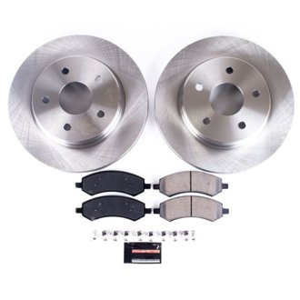 Oe Stock Replacement Low-Dust Ceramic Brake Pad And Rotor Kit