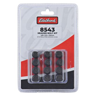 Exhaust Header Bolts # , M8-1.25 X 25mm, Black Oxide (Set Of 12
