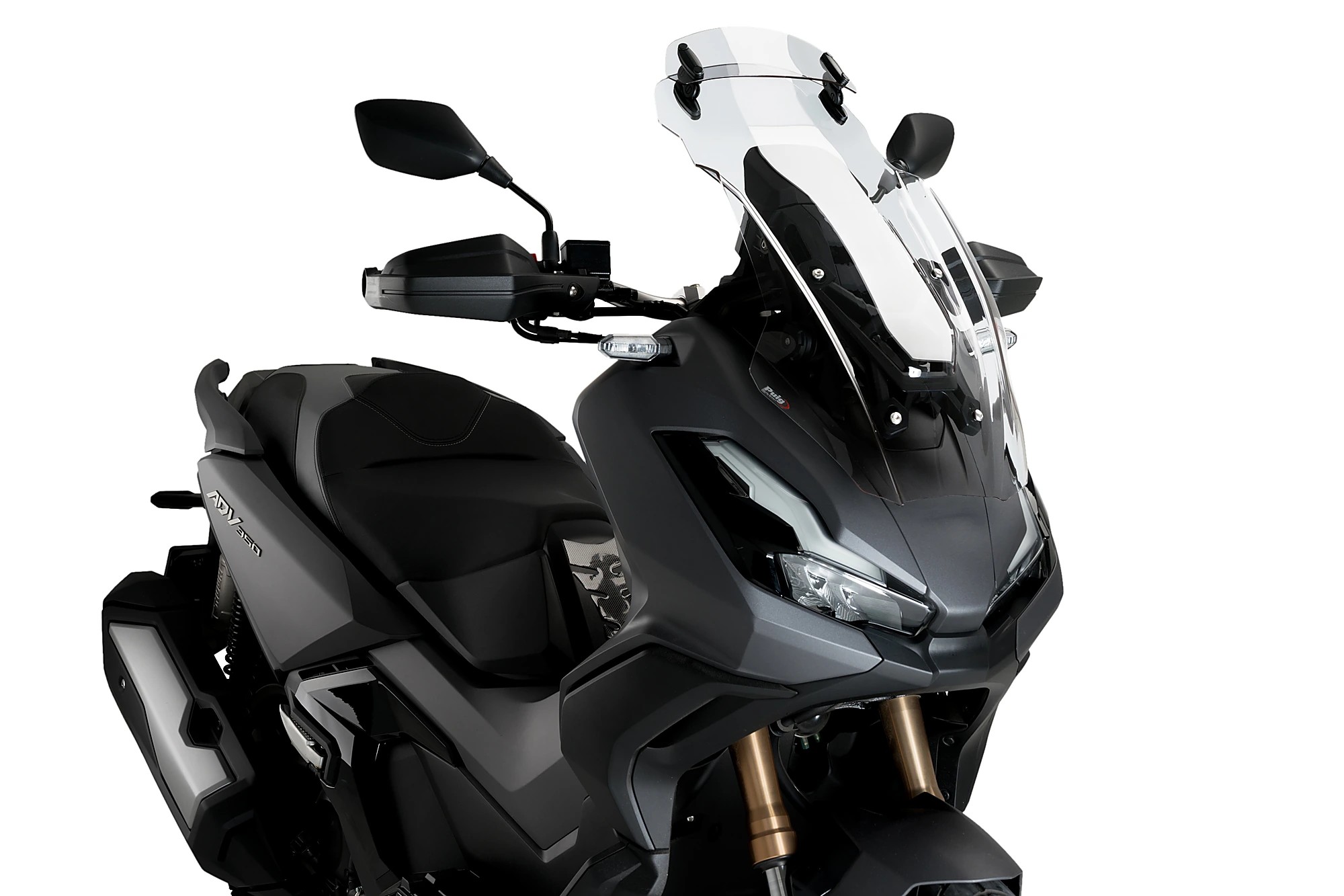 Touring Windshield With Visor Clear