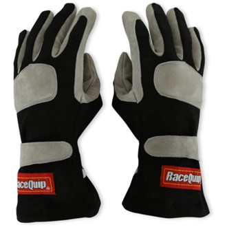 SFI 3.3/1 Black Nomex Race Gloves