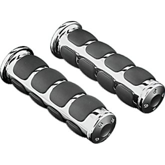 ISO Universal Grips 1inch Bars Chrome