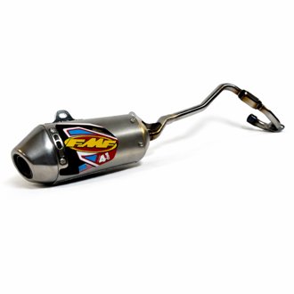 19-26 Honda CRF110F S/S ALUM MINI FACT-4.1 MFLR W/SS P-BOMB HEADER