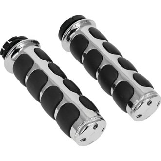 Iso Grips Without Throttle Boss Dual Cable Chrome