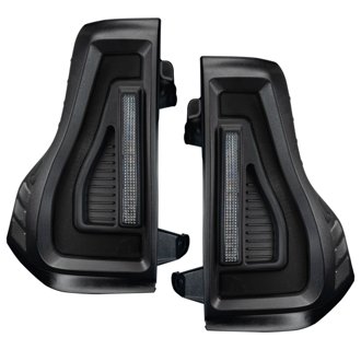 Black Series Flush Lensless Tail Lights for 2010-23 Lexus GX460 and Toyota Prado