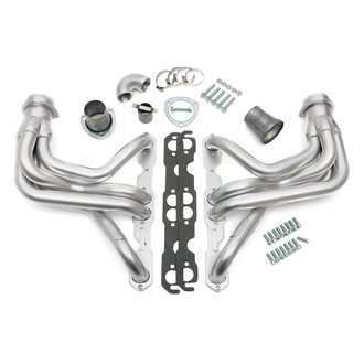 HD SILVER LONG-TUBE E.O. HEADERS For 67-91 GM 4WD SB TRUCKS Without A.I.R.