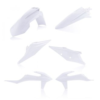 19-22 KTM 125-450 SX/ SX-F/ XC-F/ XC/ XC-tpi Plastic Kit - 20 White