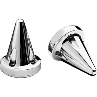 Stiletto End Caps Chrome