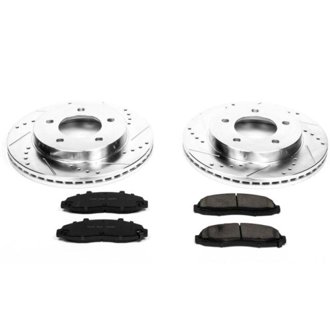 Z23 Daily Driver Carbon-Fiber Ceramic Brake Pad and Drilled & Slotted Rotor Kit