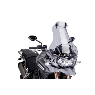Touring Windshield With Visor Smoke