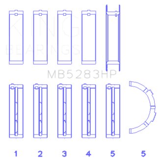 Performance Main Bearing Set - Size Std