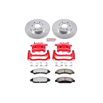 Z36 Truck and SUV Ceramic Brake Pad, Drilled & Slotted Rotor, and Caliper Kit