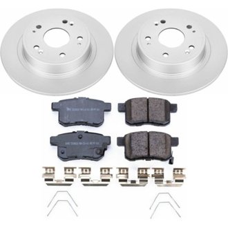 Evolution Coated Rotor And Low-Dust Ceramic Brake Pad Kit