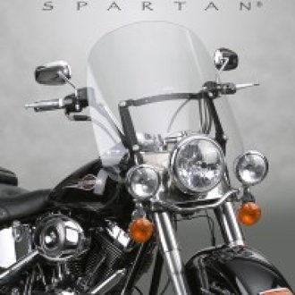86-17 Harley-Davidson FX Softail Spartan Windshield 19 in.-Clear
