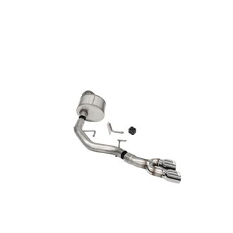 Corsa 2021-2025 Ford F-150 Regular Cab/6.5in Bed 5.0L V8 Xtreme Cat-Back Front of Tire Exit-Polished