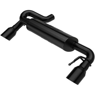 Street Series Black Coated Axle Back System