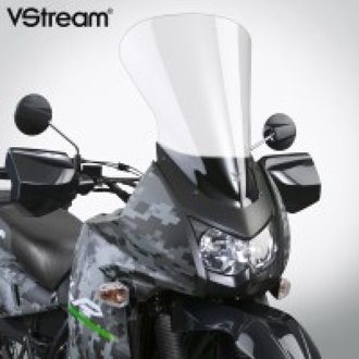 08-18 Kawasaki KLR650 V Stream/ Wave Tall Windshield-Clear