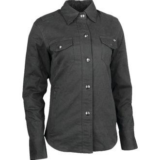Speed Society Armored Moto Shirt Black Womens - Xs