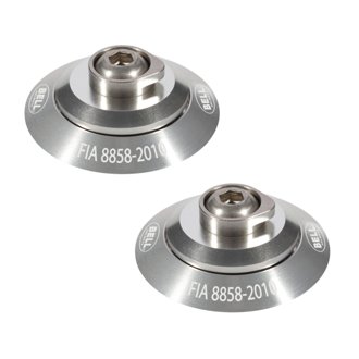HANS Clip Set - Silver FIA8858-2010