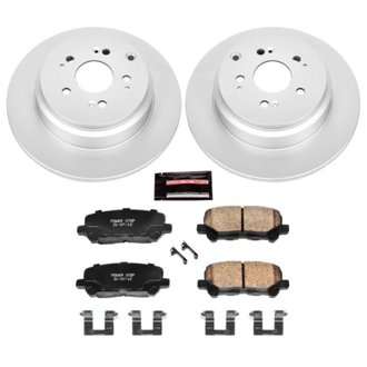 Evolution Coated Rotor And Low-Dust Ceramic Brake Pad Kit