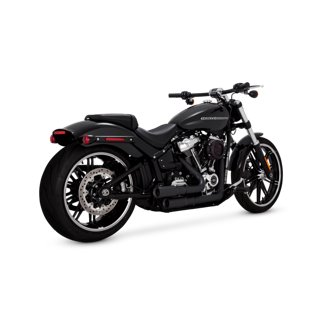 HD Sportster 04-13 Mini Grenades Black Full System Exhaust