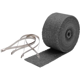 Dei Exhaust Wrap Kit - Pipe Wrap And Locking Tie - Black