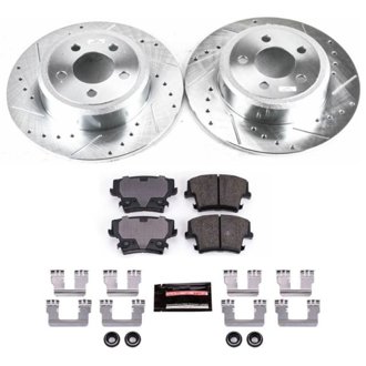 Z23 Daily Driver Carbon-Fiber Ceramic Brake Pad and Drilled & Slotted Rotor Kit