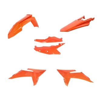 2025 KTM 125-450 SX/ SX-F/XC/XC-F Plastic Kit - 16 Orange