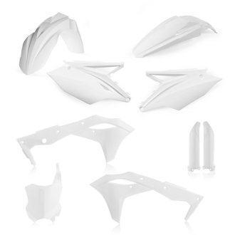 2018 Kawasaki KX250F/19-20 KX250 Full Plastic Kit - White