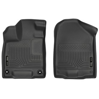 2017 Honda Ridgeline WeatherBeater Front Black Floor Liners