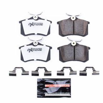 Z26 Performance Carbon-Fiber Ceramic Brake Pads with Hardware Kit