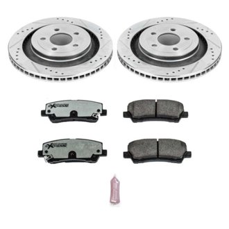 Z26 Street Performance Ceramic Brake Pad and Drilled & Slotted Rotor Kit