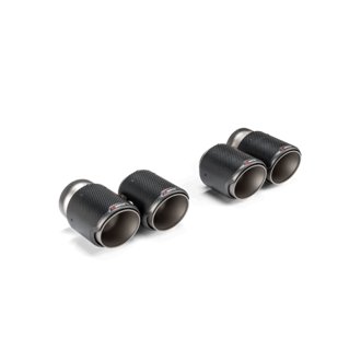 2021+ BMW G87 M2, G80 M3 & G82 M4 Classic Carbon Design Tail Pipe Set