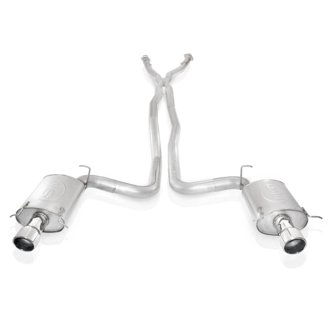 2004-07 Cadillac CTS-V 3in Exhaust X-Pipe Chambered Mufflers 4in Tips
