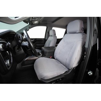 04-06 Dodge Durango Polycotton SeatSaver Custom Front Row Seat Covers - Grey