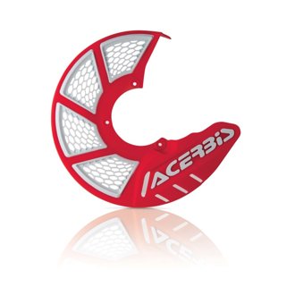 X-Brake Vented Disc Cover - Red/White