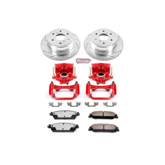 Z36 Truck and SUV Ceramic Brake Pad, Drilled & Slotted Rotor, and Caliper Kit