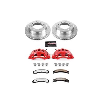 Z36 Truck and SUV Ceramic Brake Pad, Drilled & Slotted Rotor, and Caliper Kit