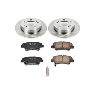 Oe Stock Replacement Low-Dust Ceramic Brake Pad And Rotor Kit