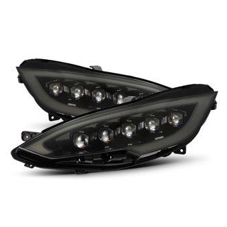 12-21 Tesla Model S NOVA LED Proj Headlights Alpha-Black w/Actv Light & Seq.Sig / SB DRL