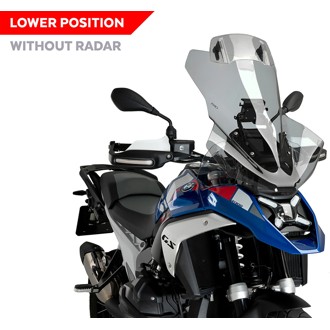 Touring Plus Windshield With Visor Smoke
