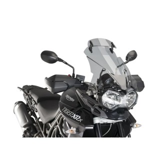 Touring Windshield With Visor Smoke