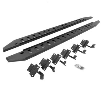 RB20 Slim Line Running Boards with Mounting Brackets Kit