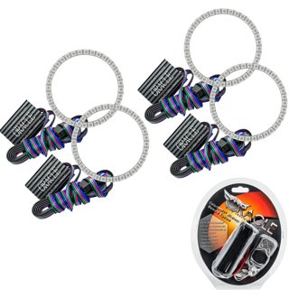 Motorcycle Led Halo Kit, Colorshift
