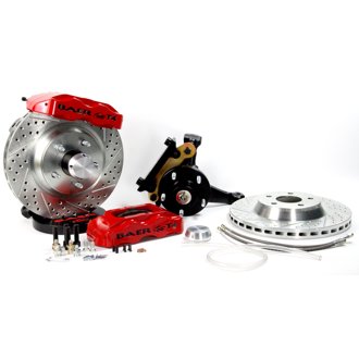 Baer Brakes 13" Track4 Front Brake Kit, Red, SDZ, Std. Studs