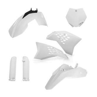 12-15 KTM SX65 Full Plastic Kit - White