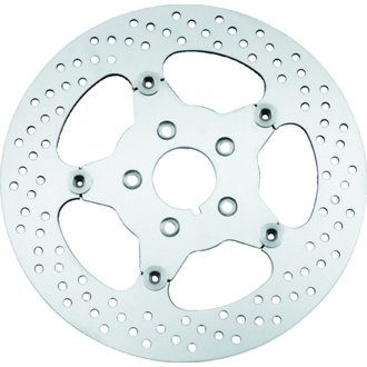 Bikers Choice 84-99 Big Twin & XL 11.5 Inch Front Stainless Mirror Fltg Rotor Replaces H-D 44136-84